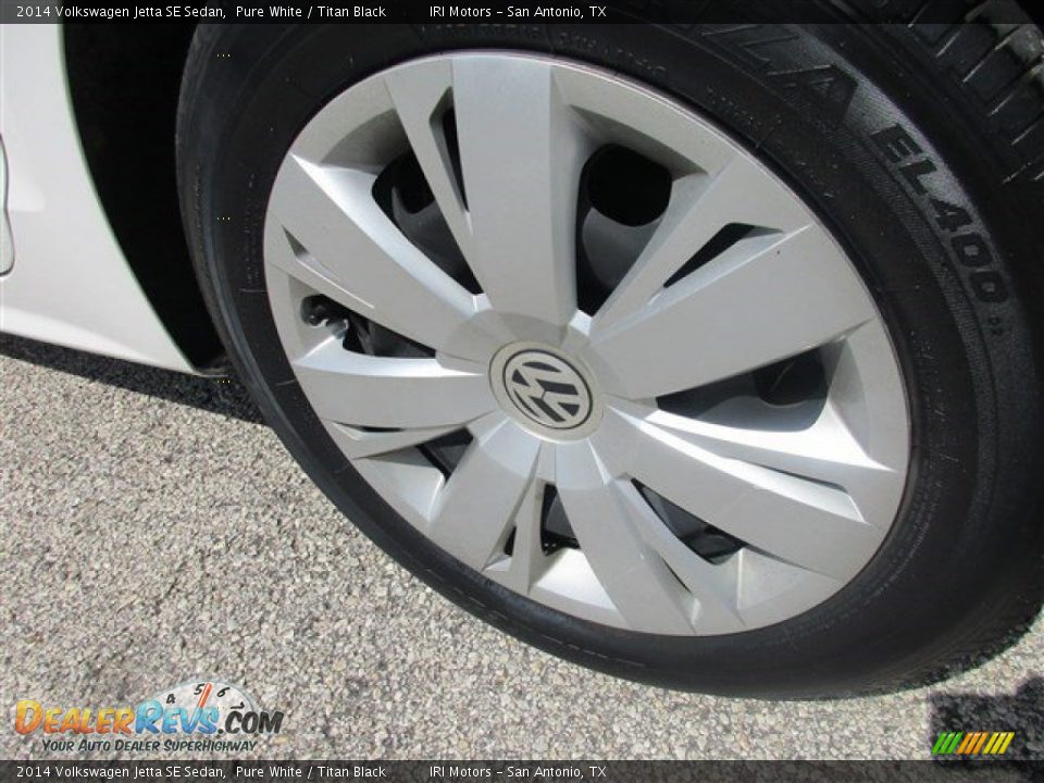 2014 Volkswagen Jetta SE Sedan Pure White / Titan Black Photo #3