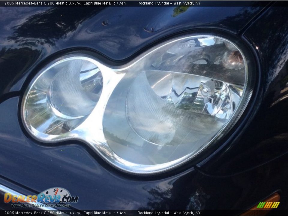 2006 Mercedes-Benz C 280 4Matic Luxury Capri Blue Metallic / Ash Photo #31