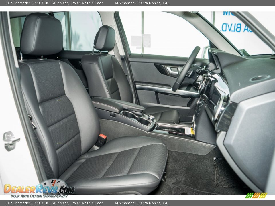 2015 Mercedes-Benz GLK 350 4Matic Polar White / Black Photo #2