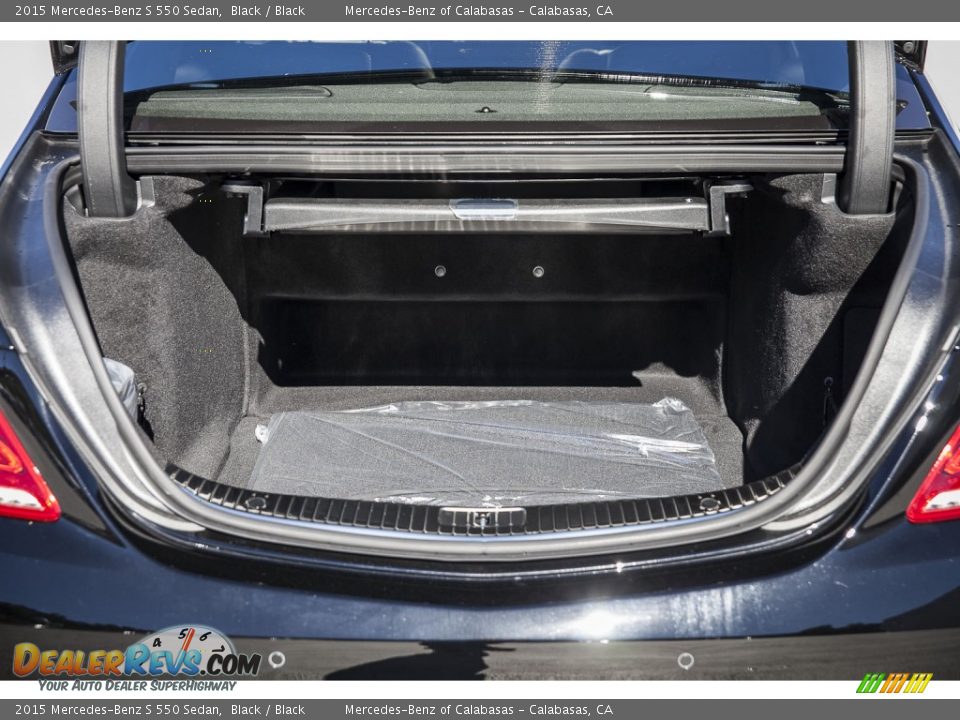 2015 Mercedes-Benz S 550 Sedan Black / Black Photo #4