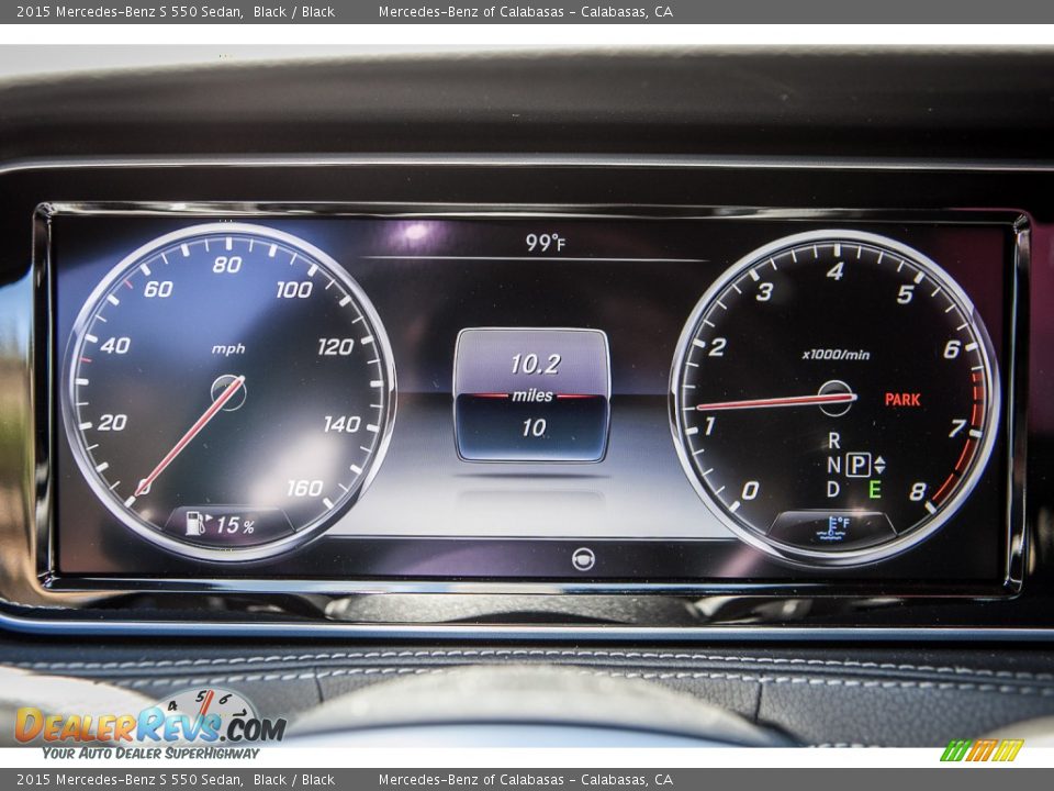 2015 Mercedes-Benz S 550 Sedan Black / Black Photo #6