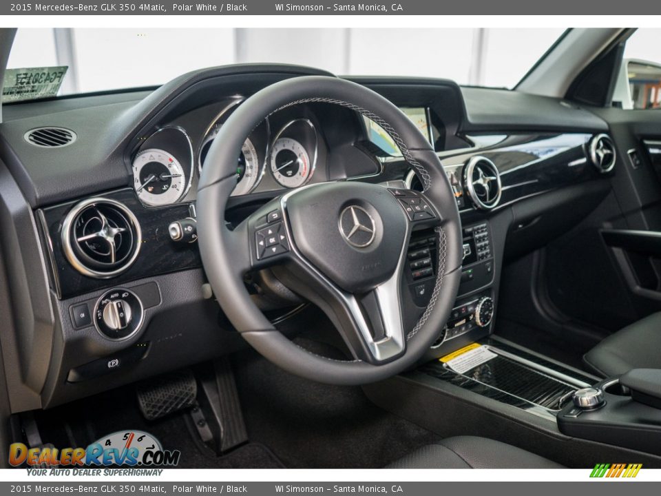2015 Mercedes-Benz GLK 350 4Matic Polar White / Black Photo #6