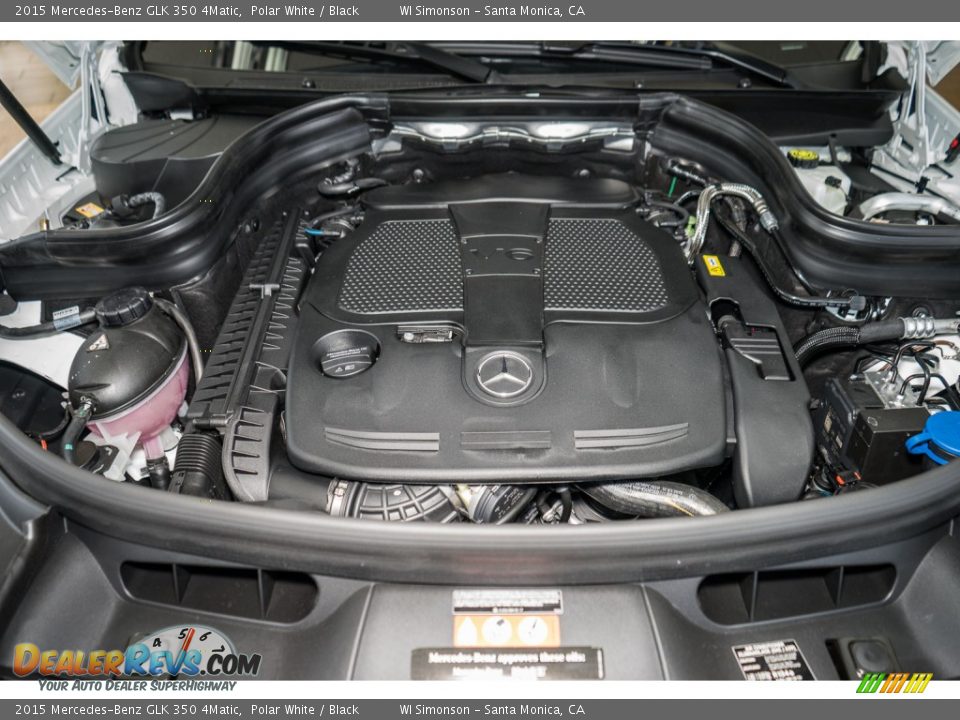 2015 Mercedes-Benz GLK 350 4Matic Polar White / Black Photo #9