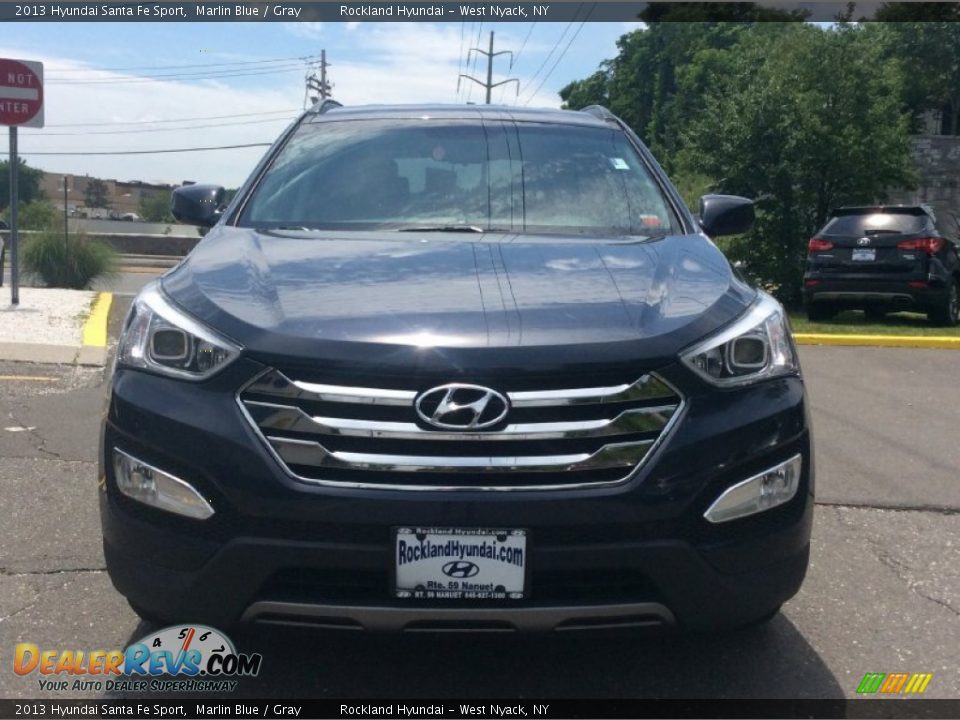 2013 Hyundai Santa Fe Sport Marlin Blue / Gray Photo #2