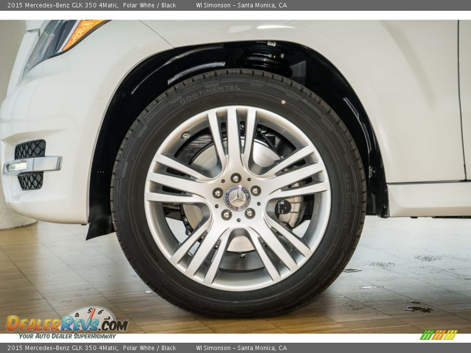 2015 Mercedes-Benz GLK 350 4Matic Polar White / Black Photo #10