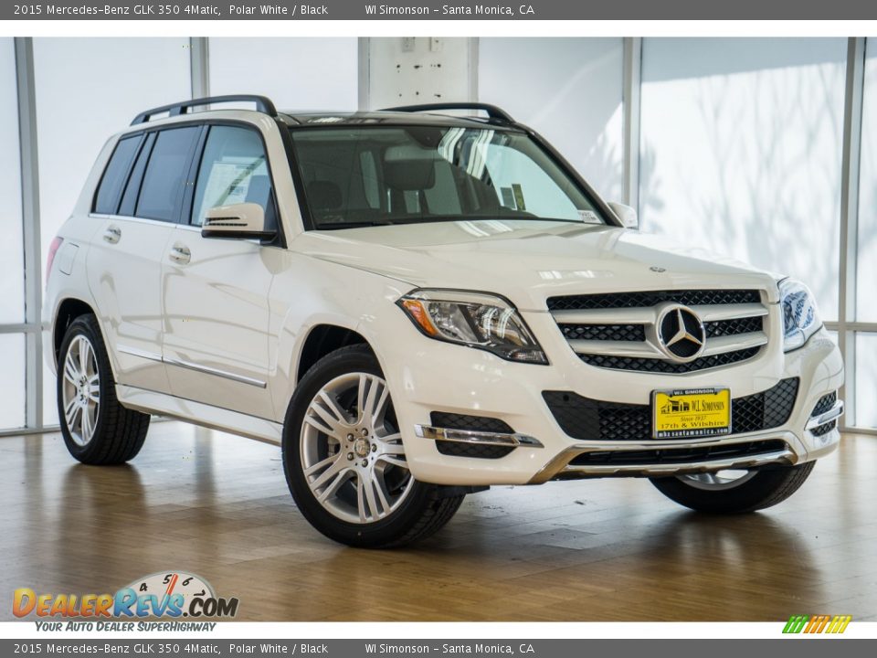 2015 Mercedes-Benz GLK 350 4Matic Polar White / Black Photo #12
