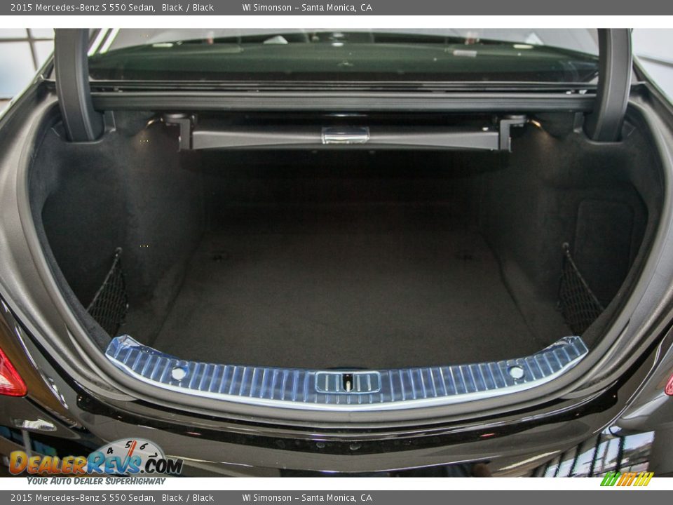 2015 Mercedes-Benz S 550 Sedan Black / Black Photo #5