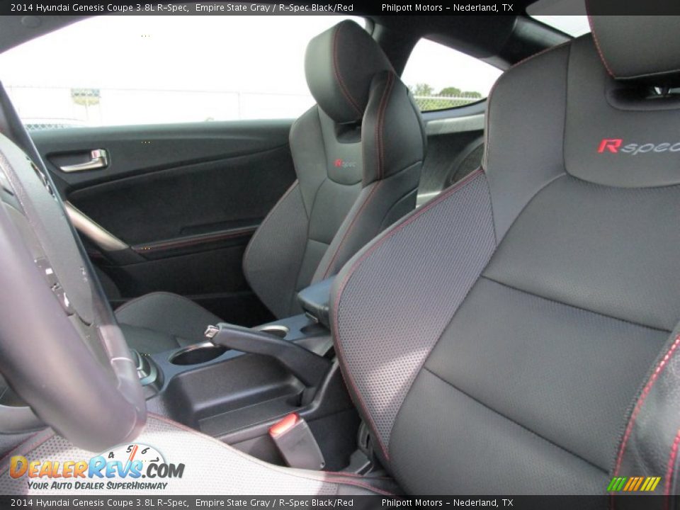 R-Spec Black/Red Interior - 2014 Hyundai Genesis Coupe 3.8L R-Spec Photo #28