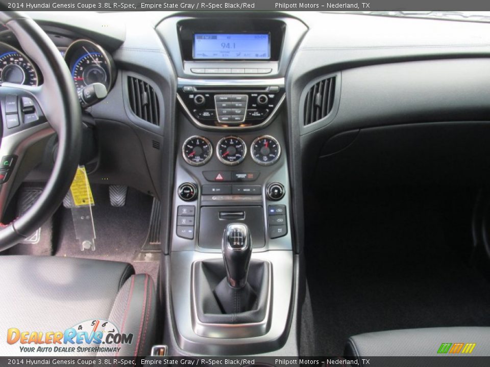 2014 Hyundai Genesis Coupe 3.8L R-Spec Empire State Gray / R-Spec Black/Red Photo #31