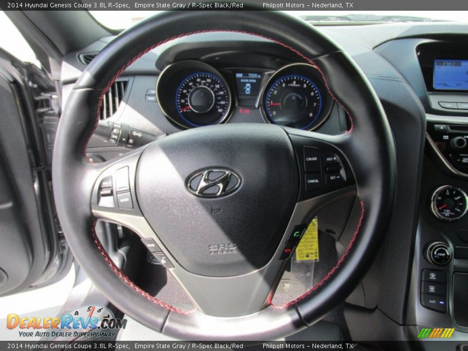 2014 Hyundai Genesis Coupe 3.8L R-Spec Steering Wheel Photo #36