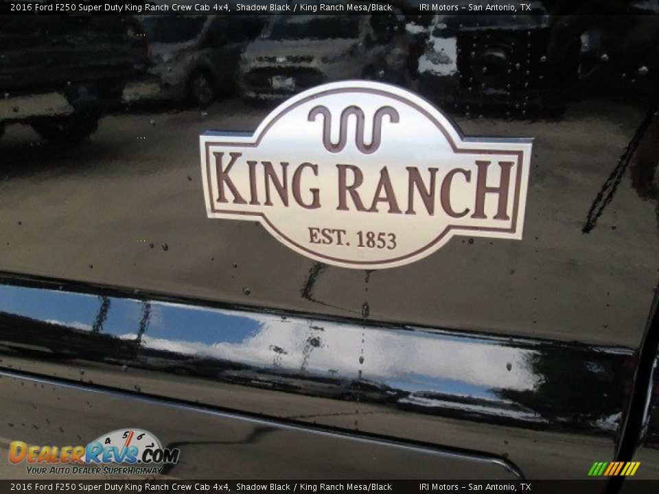 2016 Ford F250 Super Duty King Ranch Crew Cab 4x4 Shadow Black / King Ranch Mesa/Black Photo #5