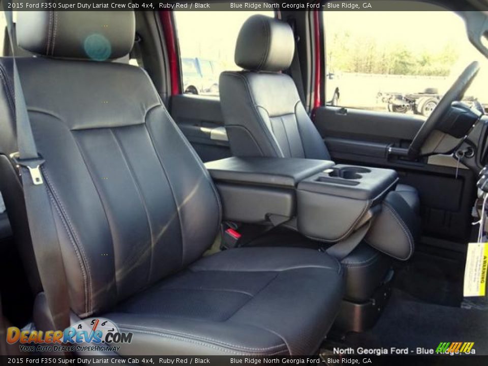2015 Ford F350 Super Duty Lariat Crew Cab 4x4 Ruby Red / Black Photo #12