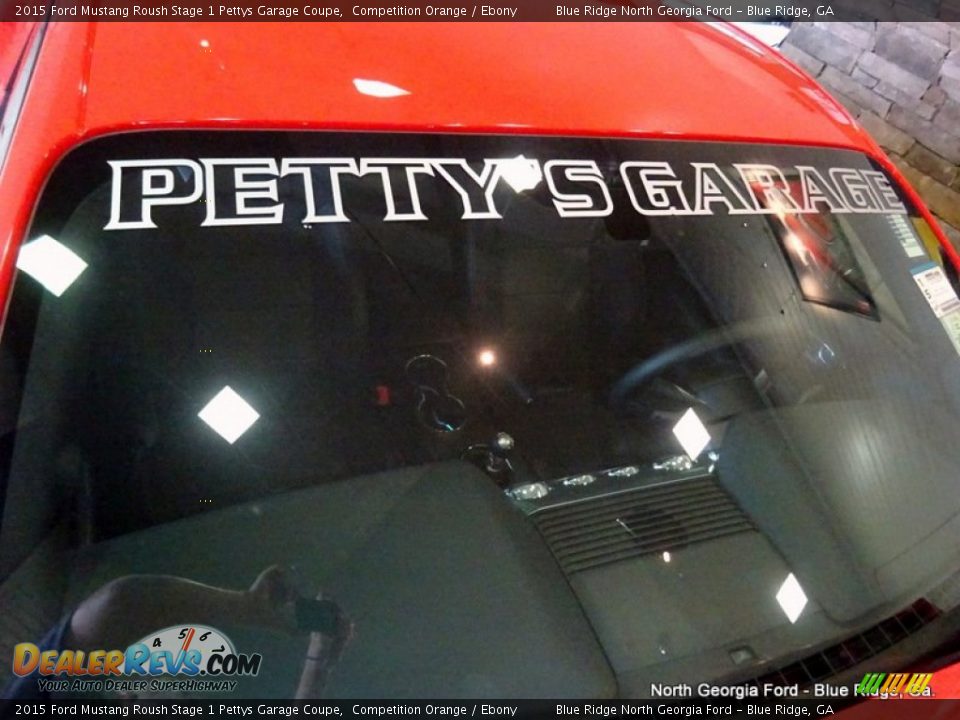 2015 Ford Mustang Roush Stage 1 Pettys Garage Coupe Competition Orange / Ebony Photo #31