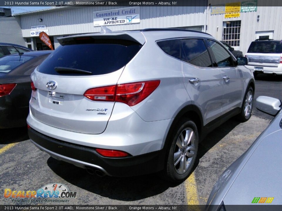 2013 Hyundai Santa Fe Sport 2.0T AWD Moonstone Silver / Black Photo #5