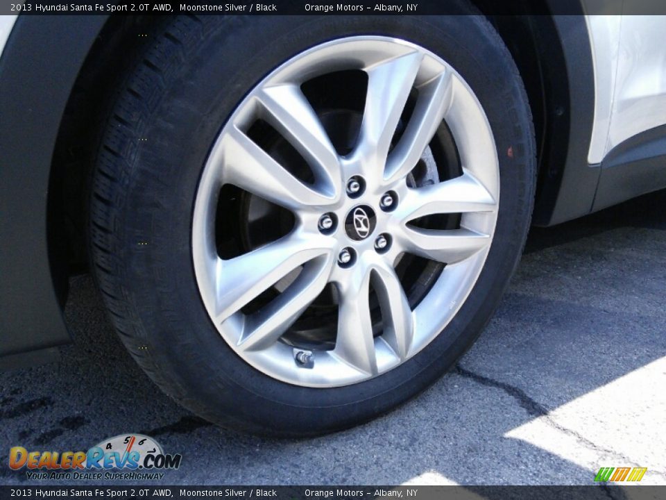 2013 Hyundai Santa Fe Sport 2.0T AWD Moonstone Silver / Black Photo #6