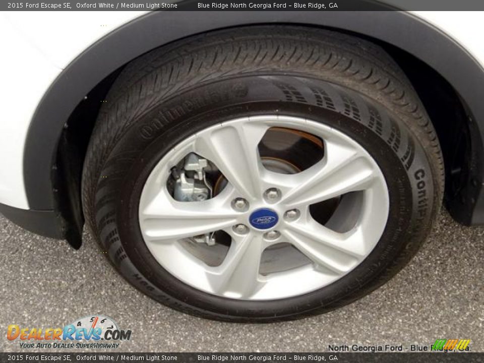2015 Ford Escape SE Oxford White / Medium Light Stone Photo #9
