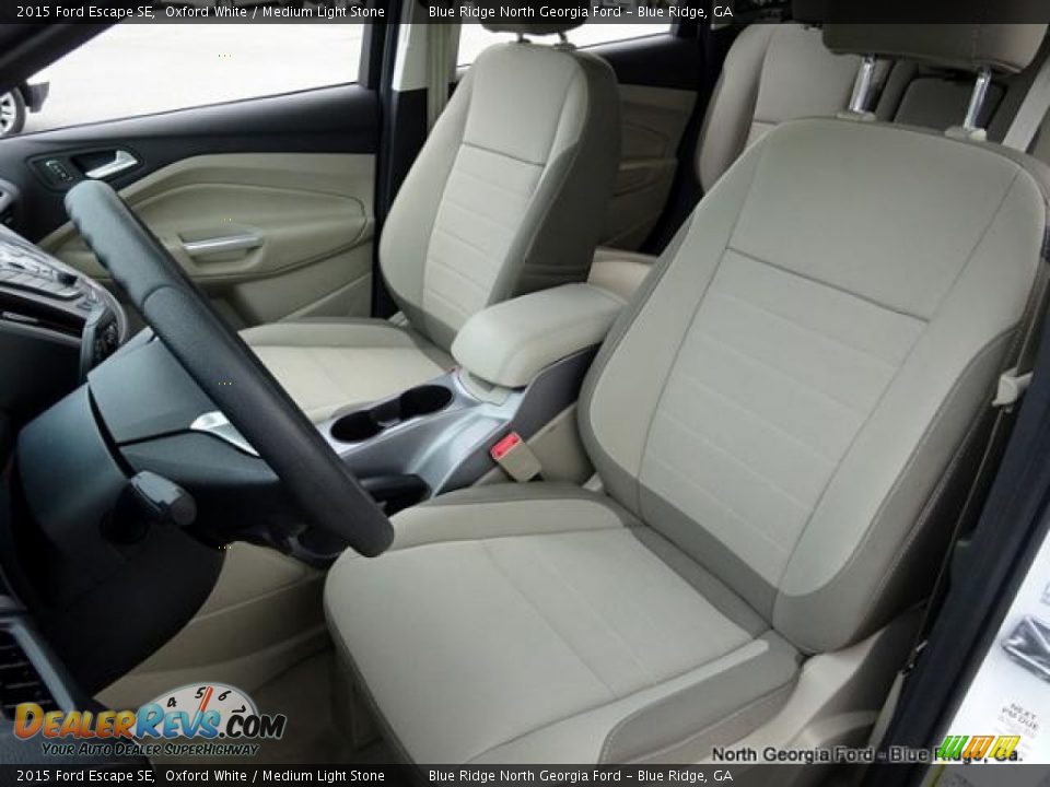 2015 Ford Escape SE Oxford White / Medium Light Stone Photo #14