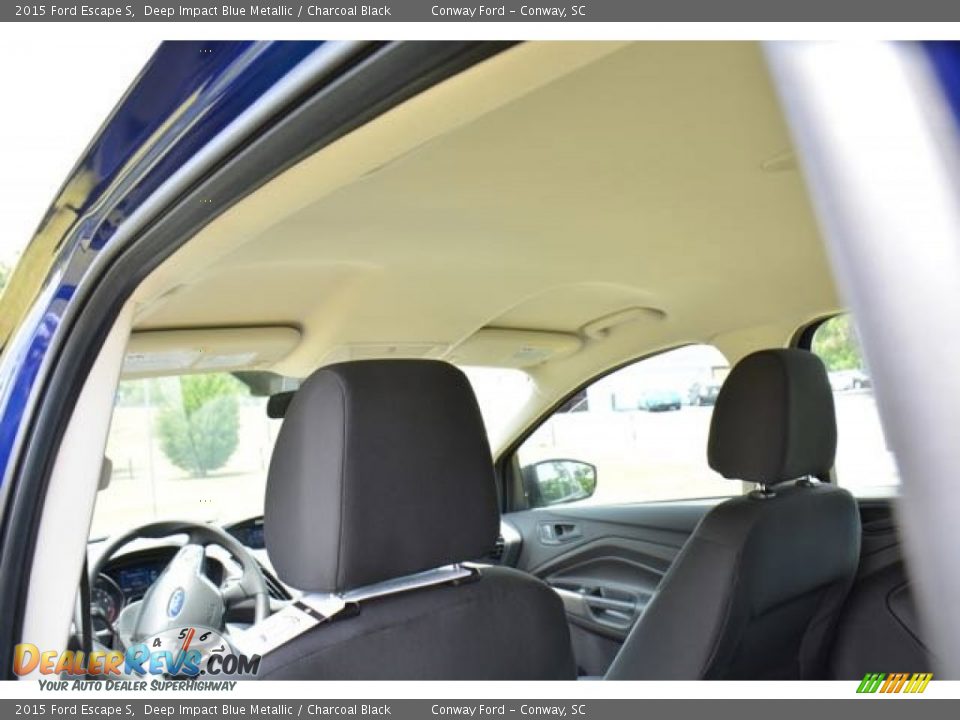 2015 Ford Escape S Deep Impact Blue Metallic / Charcoal Black Photo #13