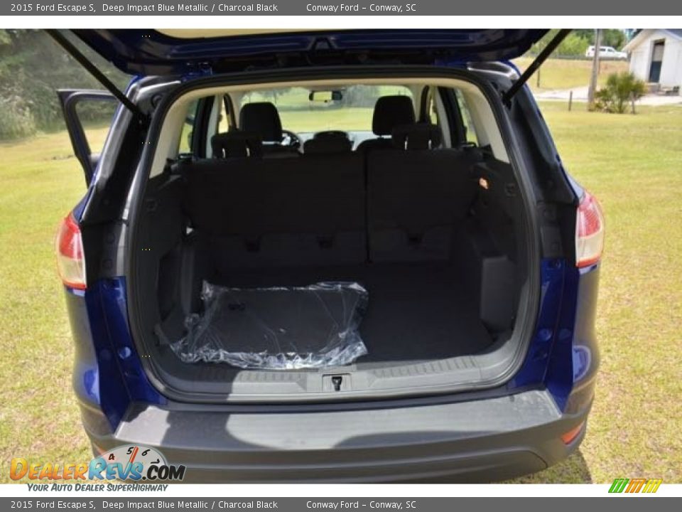 2015 Ford Escape S Deep Impact Blue Metallic / Charcoal Black Photo #15