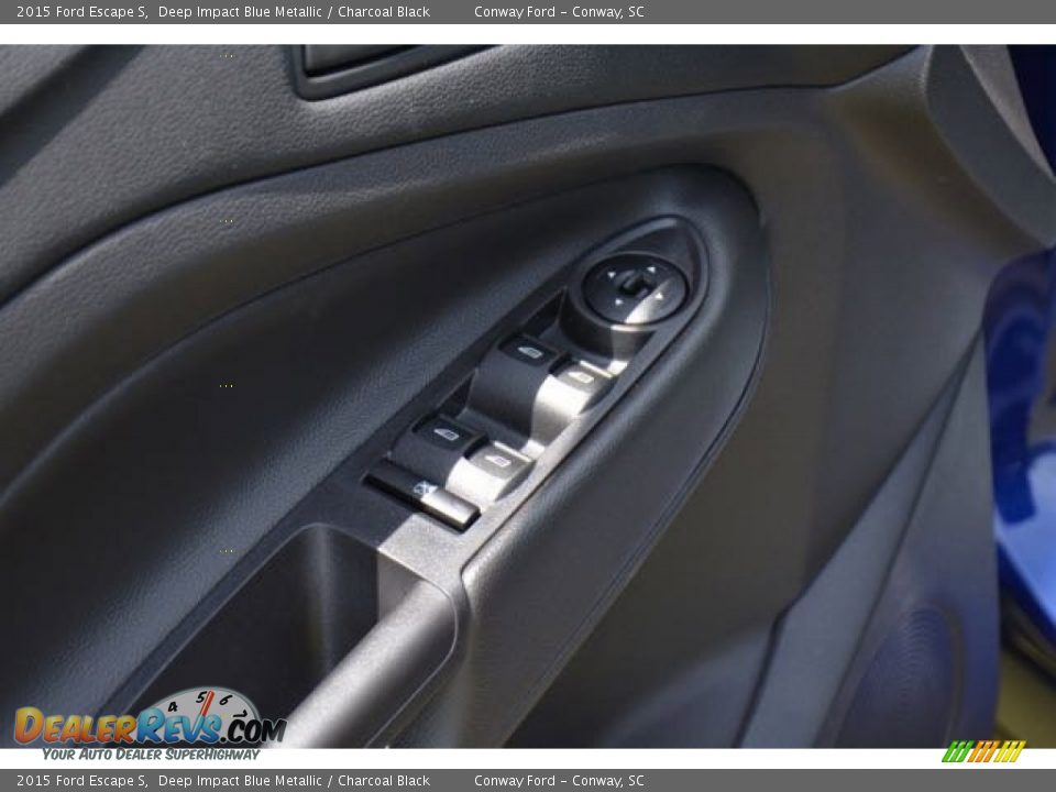2015 Ford Escape S Deep Impact Blue Metallic / Charcoal Black Photo #18