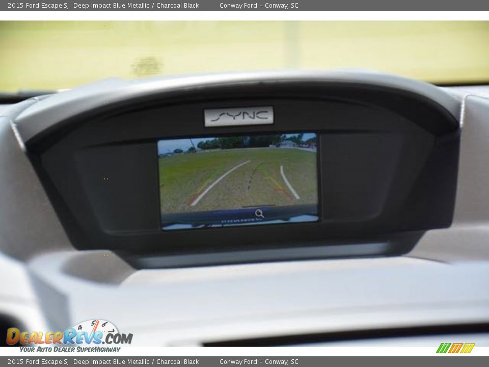 2015 Ford Escape S Deep Impact Blue Metallic / Charcoal Black Photo #31