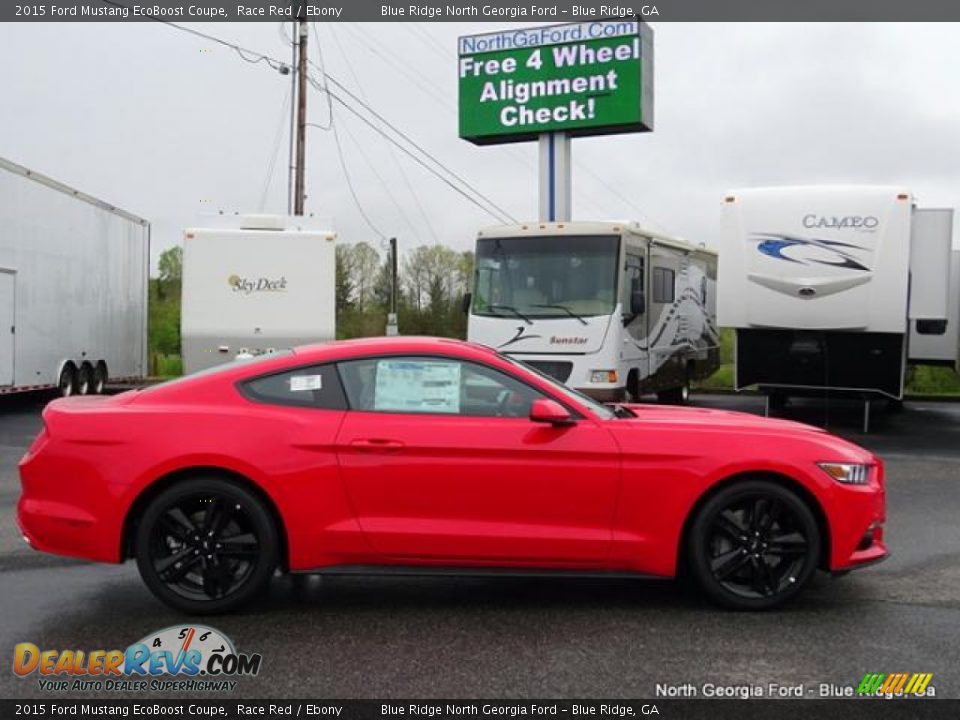 2015 Ford Mustang EcoBoost Coupe Race Red / Ebony Photo #6