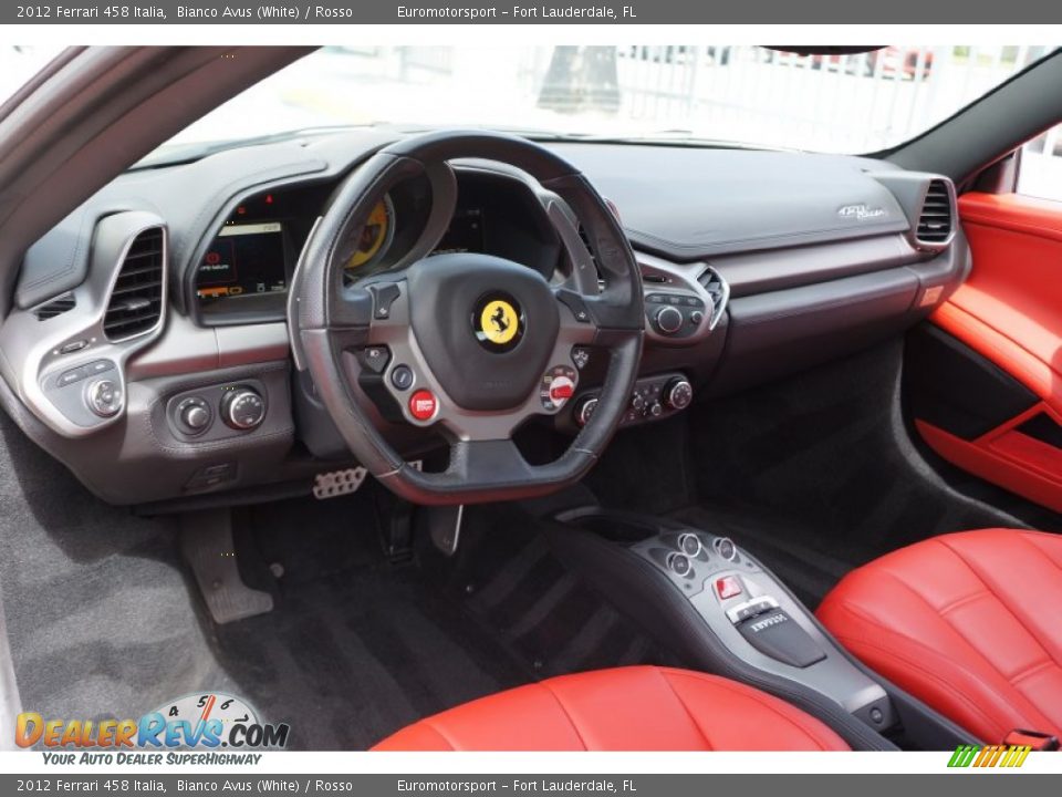 Rosso Interior - 2012 Ferrari 458 Italia Photo #6