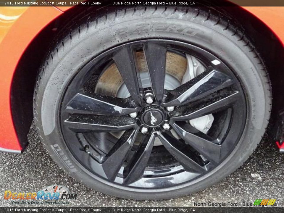 2015 Ford Mustang EcoBoost Coupe Race Red / Ebony Photo #9