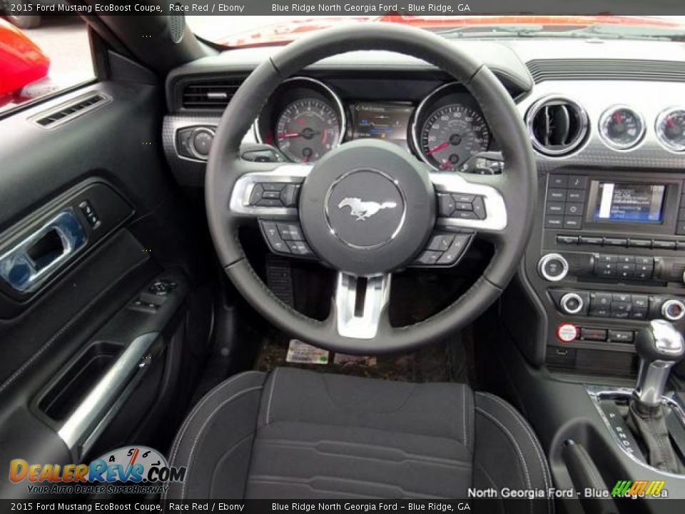 2015 Ford Mustang EcoBoost Coupe Race Red / Ebony Photo #18