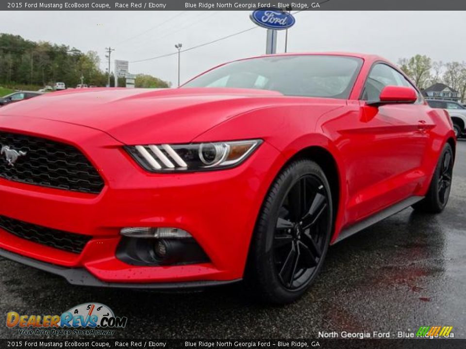 2015 Ford Mustang EcoBoost Coupe Race Red / Ebony Photo #29