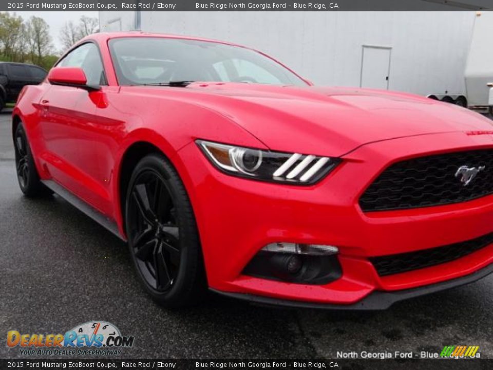 2015 Ford Mustang EcoBoost Coupe Race Red / Ebony Photo #30