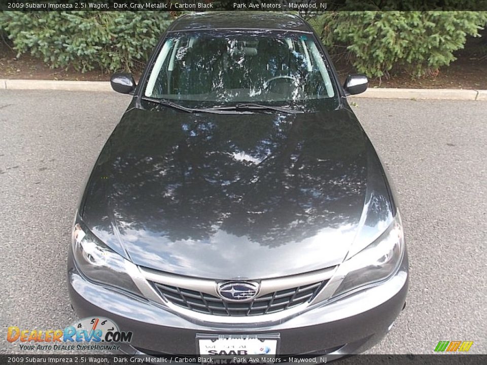 2009 Subaru Impreza 2.5i Wagon Dark Gray Metallic / Carbon Black Photo #9