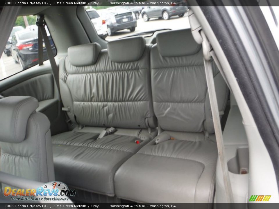 2008 Honda Odyssey EX-L Slate Green Metallic / Gray Photo #21