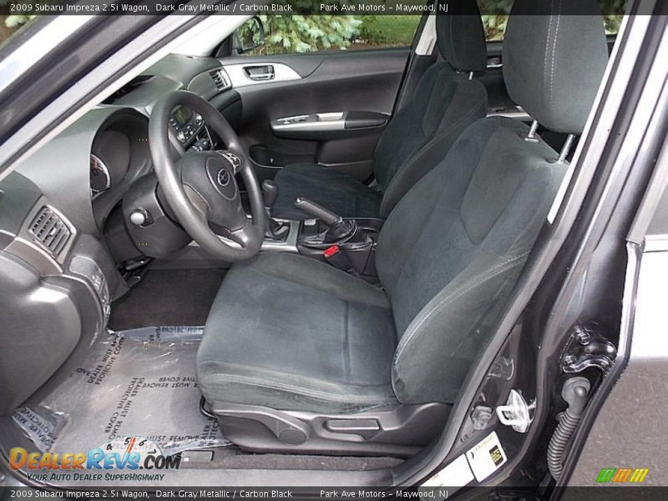 2009 Subaru Impreza 2.5i Wagon Dark Gray Metallic / Carbon Black Photo #12