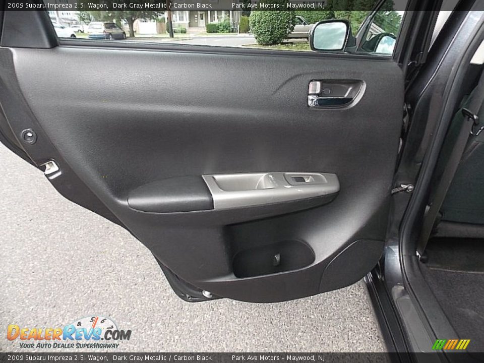 2009 Subaru Impreza 2.5i Wagon Dark Gray Metallic / Carbon Black Photo #14