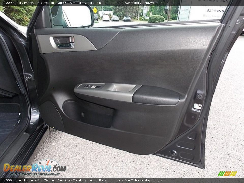 2009 Subaru Impreza 2.5i Wagon Dark Gray Metallic / Carbon Black Photo #17
