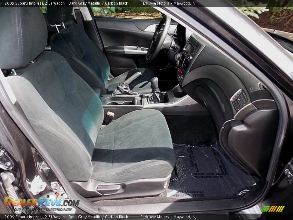 2009 Subaru Impreza 2.5i Wagon Dark Gray Metallic / Carbon Black Photo #19