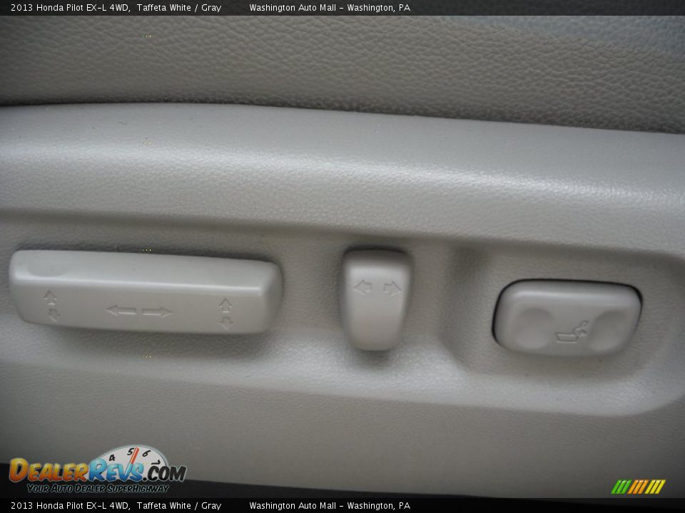 2013 Honda Pilot EX-L 4WD Taffeta White / Gray Photo #13