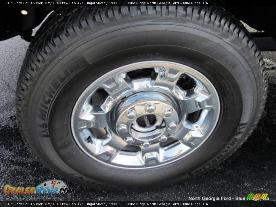 2015 Ford F250 Super Duty XLT Crew Cab 4x4 Ingot Silver / Steel Photo #9
