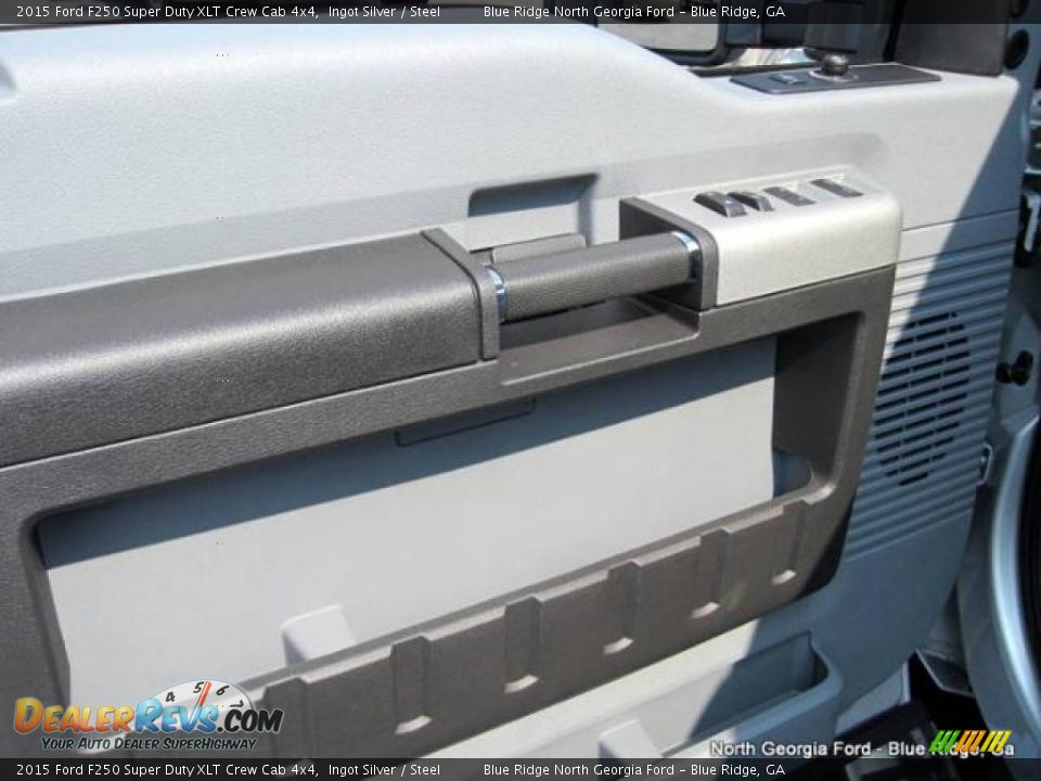 2015 Ford F250 Super Duty XLT Crew Cab 4x4 Ingot Silver / Steel Photo #10