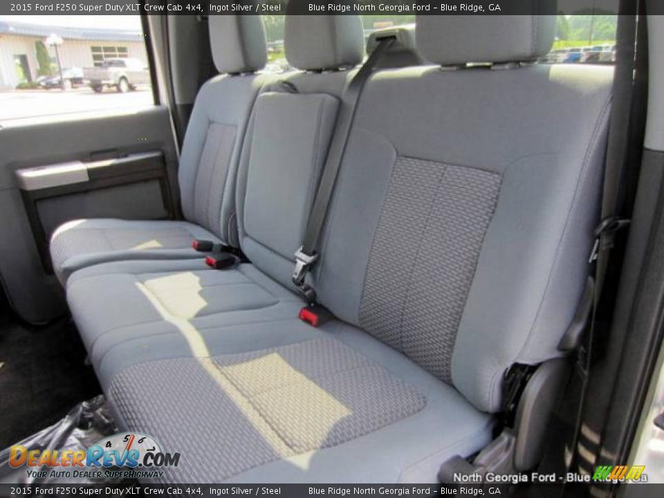 2015 Ford F250 Super Duty XLT Crew Cab 4x4 Ingot Silver / Steel Photo #13