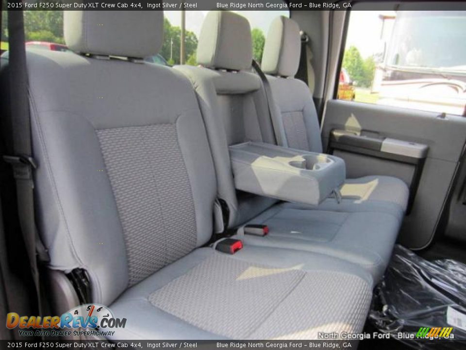 2015 Ford F250 Super Duty XLT Crew Cab 4x4 Ingot Silver / Steel Photo #14