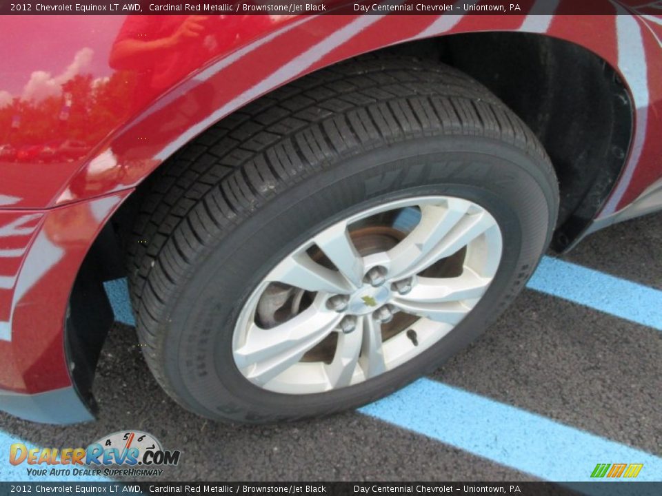 2012 Chevrolet Equinox LT AWD Cardinal Red Metallic / Brownstone/Jet Black Photo #15