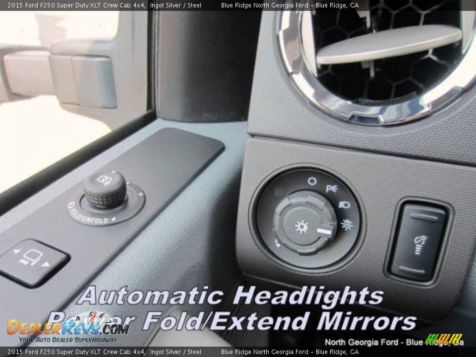 2015 Ford F250 Super Duty XLT Crew Cab 4x4 Ingot Silver / Steel Photo #24