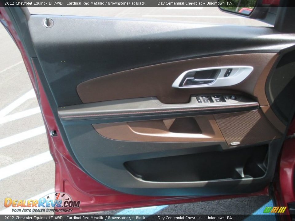 2012 Chevrolet Equinox LT AWD Cardinal Red Metallic / Brownstone/Jet Black Photo #19