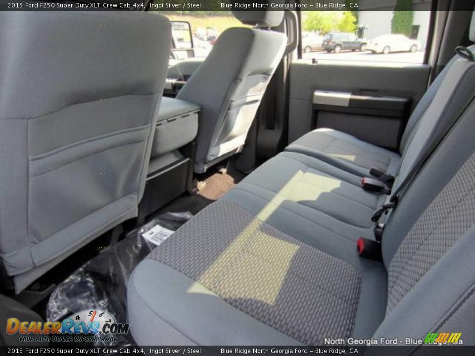 2015 Ford F250 Super Duty XLT Crew Cab 4x4 Ingot Silver / Steel Photo #29