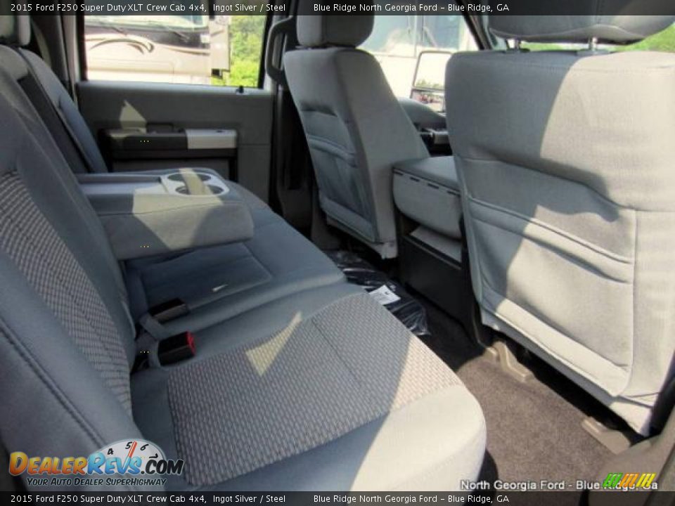2015 Ford F250 Super Duty XLT Crew Cab 4x4 Ingot Silver / Steel Photo #30