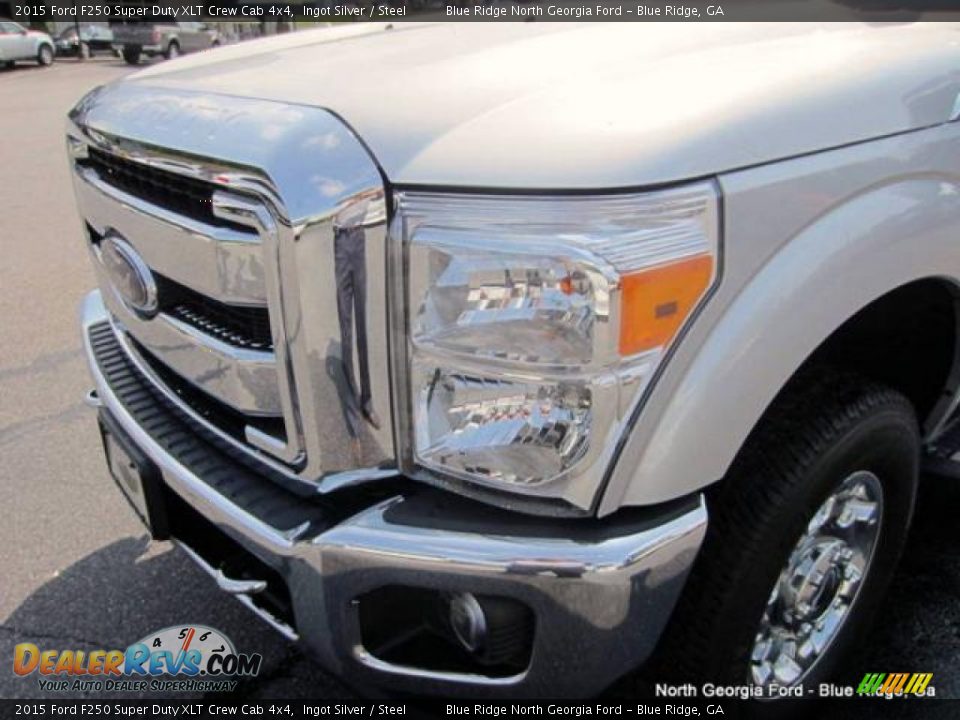 2015 Ford F250 Super Duty XLT Crew Cab 4x4 Ingot Silver / Steel Photo #31