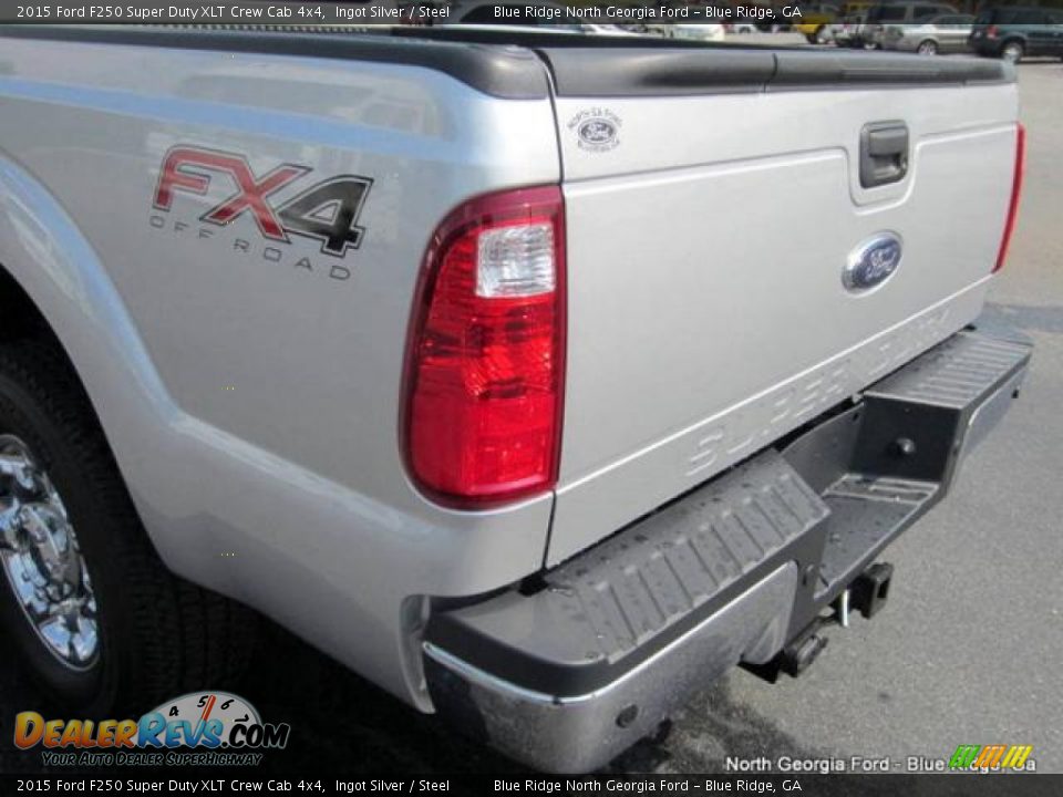 2015 Ford F250 Super Duty XLT Crew Cab 4x4 Ingot Silver / Steel Photo #34