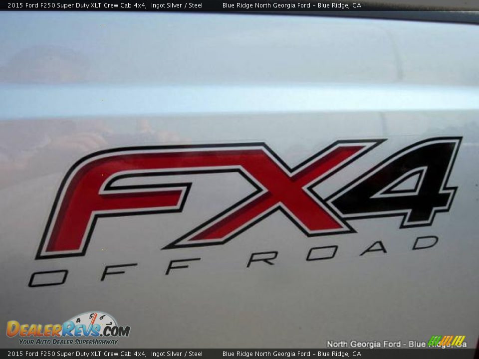 2015 Ford F250 Super Duty XLT Crew Cab 4x4 Ingot Silver / Steel Photo #35